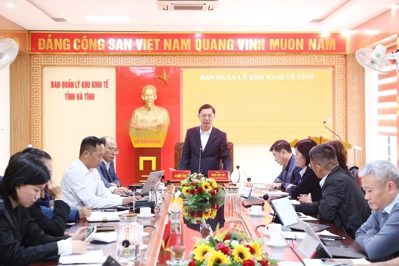 Toàn cảnh buổi làm việc. Ảnh: Phúc Quang