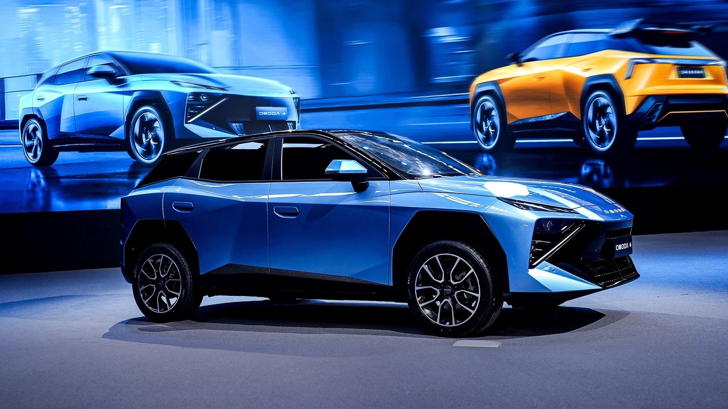 <i>Mẫu xe Omoda 4 bản quốc tế.</i>