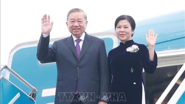 Tổng Bí thư Tô Lâm và Phu nhân lên đường thăm cấp Nhà nước tới Lào