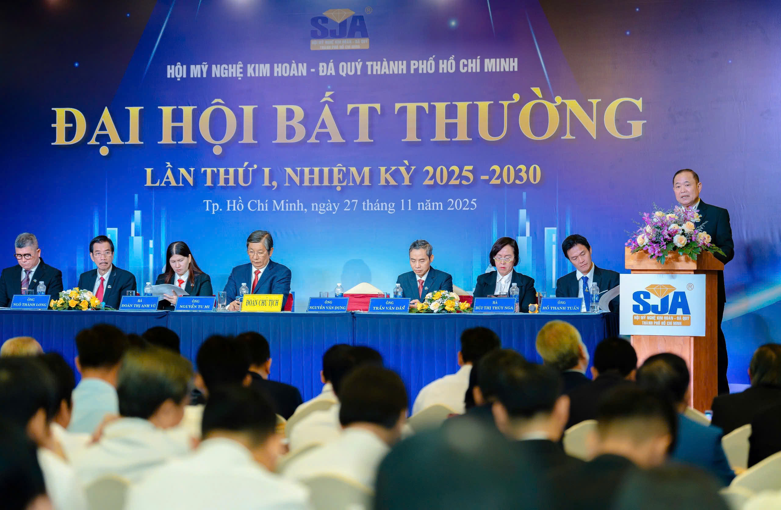 Hội Mỹ nghệ Kim hoàn Đá quý TP. Hồ Chí Minh (SJA) đã tổ chức Đại hội Đại biểu Bất thường Lần I nhiệm kỳ 2025 - 2030.