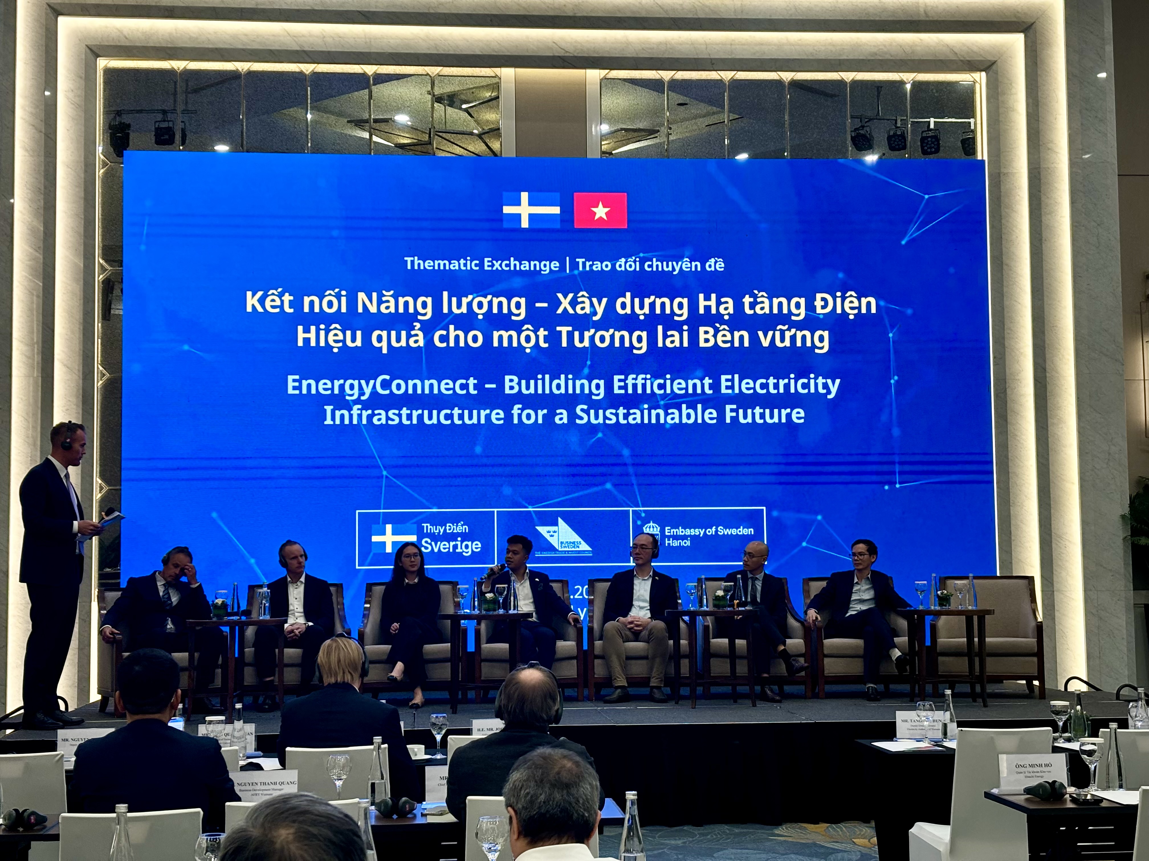 Việt Nam - Thụy Điển thúc đẩy hợp tác, xây dựng hệ thống lưới điện hiện đại và bền vững