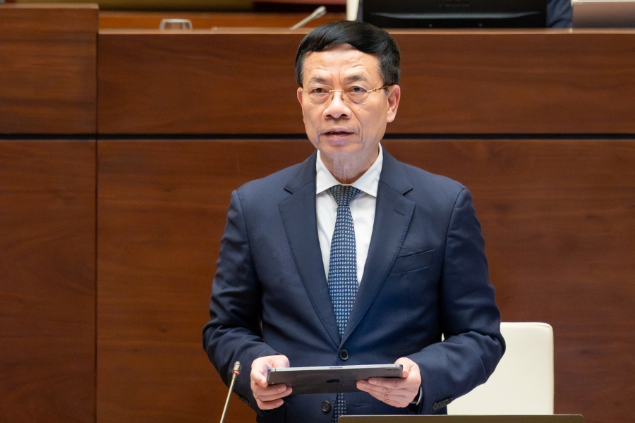 Bộ trưởng Bộ Khoa học và Công nghệ Nguyễn Mạnh Hùng. 