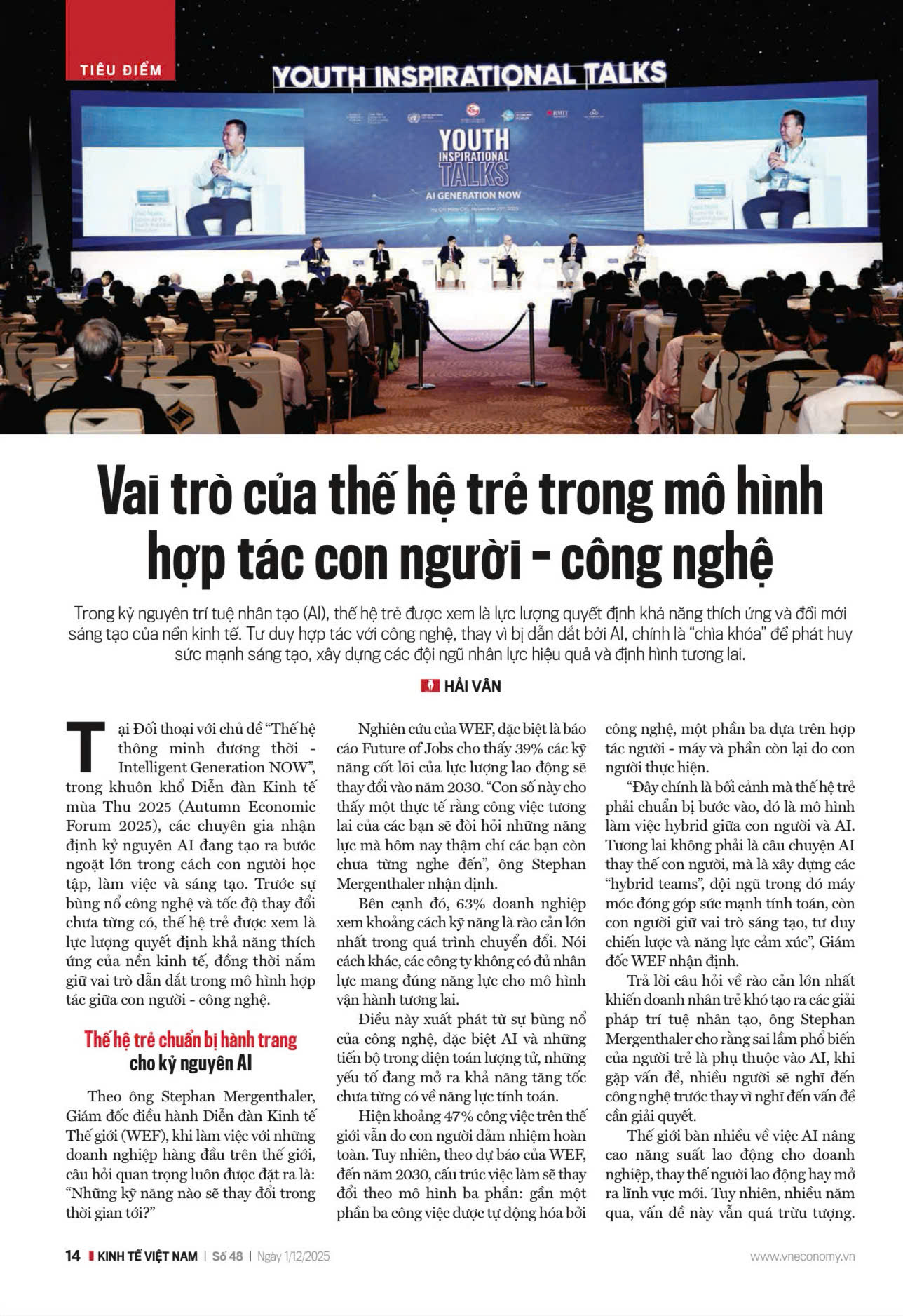 Vai trò của thế hệ trẻ trong mô hình hợp tác con người - công nghệ  - Ảnh 1