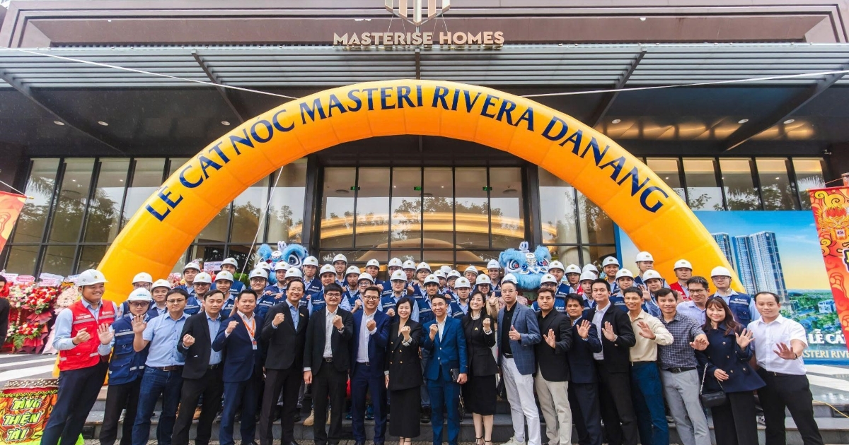 Masterise Homes chính thức cất nóc dự án Masteri Rivera Danang