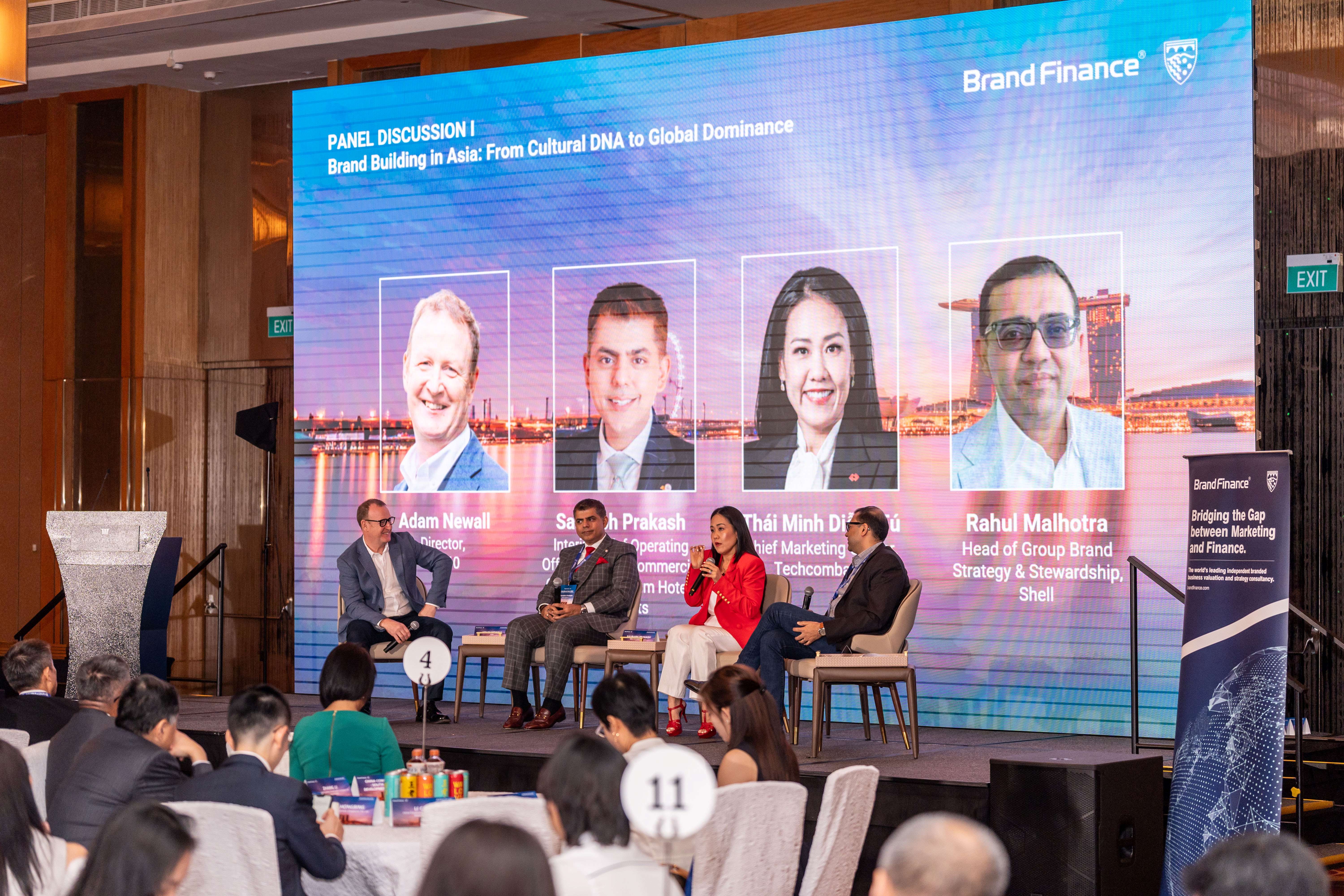 Techcombank - đại diện duy nhất ngành ngân hàng VN tham gia phiên trao đổi tại diễn đàn Thương hiệu châu Á 2025.