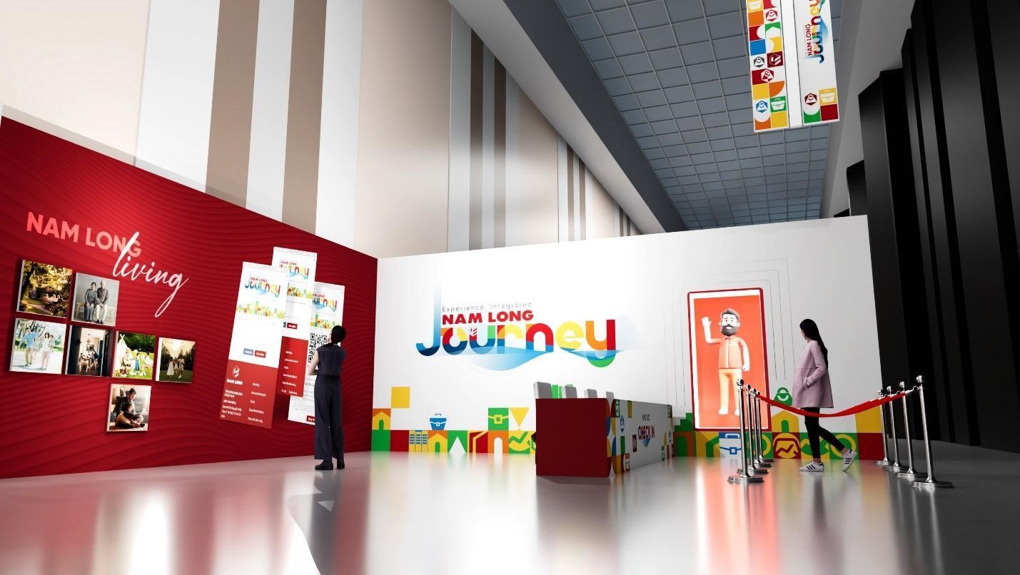 Toàn cảnh khu vực check-in tại Nam Long Journey 2025.