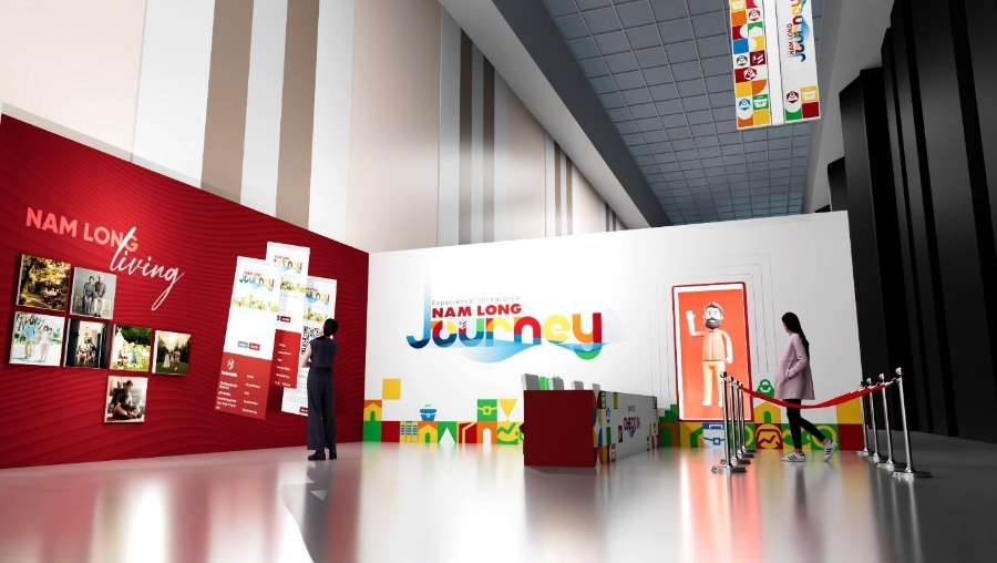 Toàn cảnh khu vực check-in tại Nam Long Journey 2025.