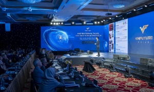 Sự kiện “Diễn thuyết truyền cảm hứng: Công nghệ đột phá tương lai” đã giới thiệu bốn câu chuyện đổi mới đang tái định hình thế giới. Ảnh: BTC