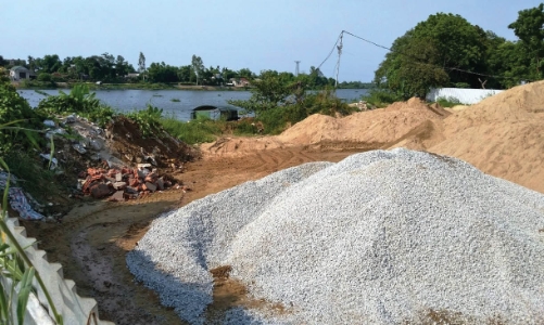 Hà Nội mạnh tay chấn chỉnh các bến bãi vật liệu xây dựng 