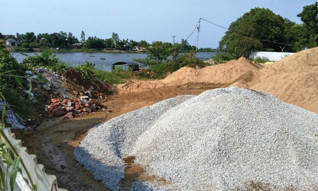 Hà Nội mạnh tay chấn chỉnh các bến bãi vật liệu xây dựng 