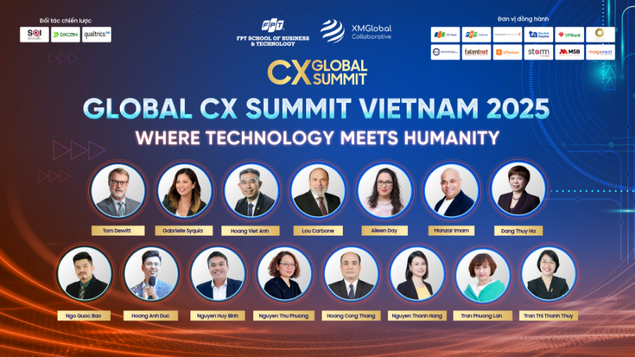 Hội nghị Trải nghiệm khách hàng Global CX Summit 2025.