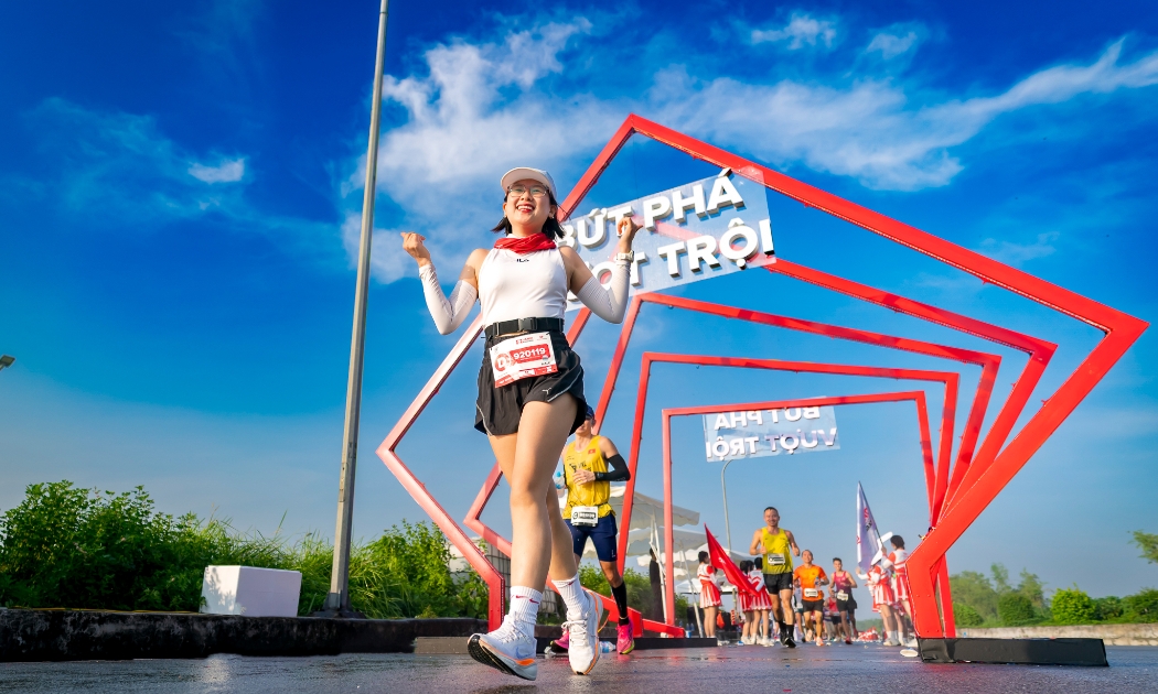 Giải Marathon Quốc tế Techcombank thu hút hàng chục nghìn runners mỗi năm.