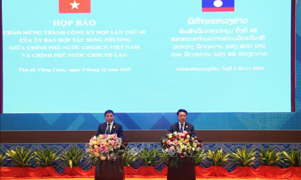 Việt Nam – Lào củng cố hợp tác toàn diện, mở rộng kết nối chiến lược sau Kỳ họp Ủy ban liên Chính phủ lần thứ 48