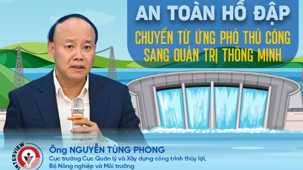 An toàn hồ đập: Chuyển từ ứng phó thủ công sang quản trị thông minh