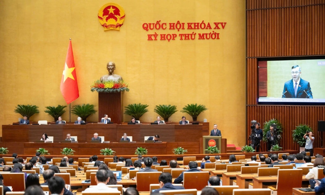 Toàn cảnh phiên họp. Ảnh: Quốc hội.