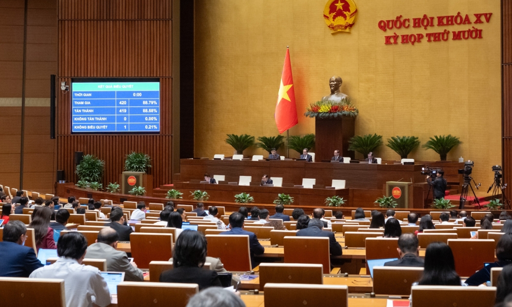Quốc hội biểu quyết thông qua Luật Tình trạng khẩn cấp