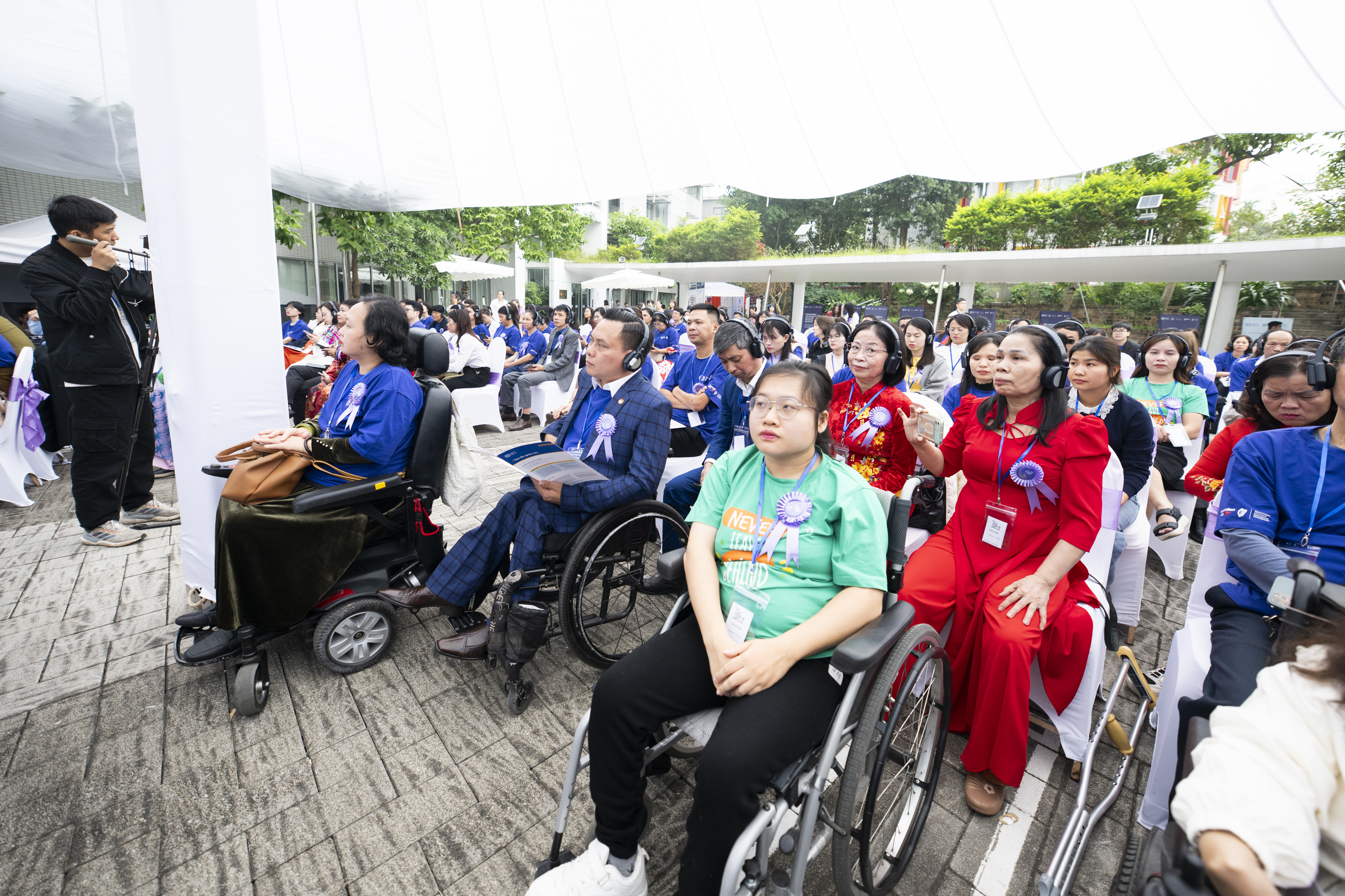 Đại diện người khuyết tật tham gia chương trình. Ảnh: ILO.