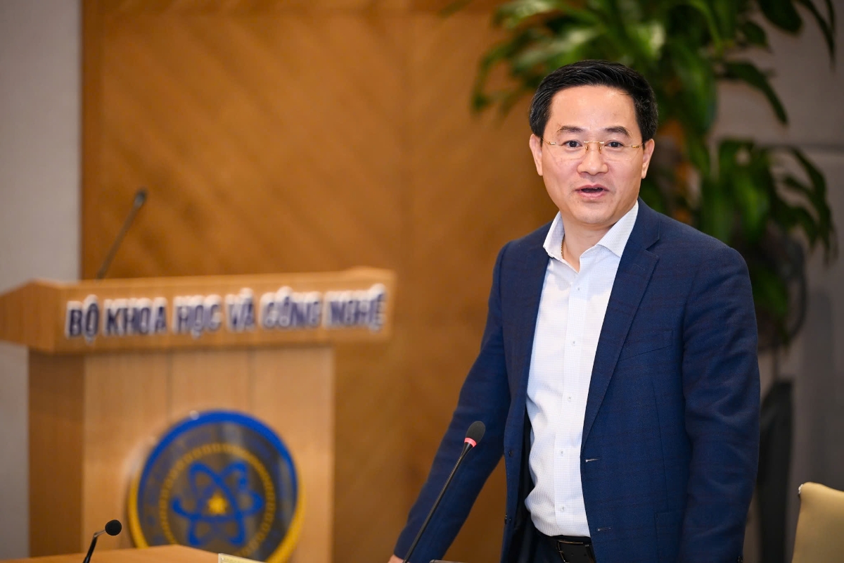 Ông Trần Anh Tuấn, Giám đốc Sở Khoa học và Công nghệ tại họp báo TECHFEST Việt Nam 2025. 