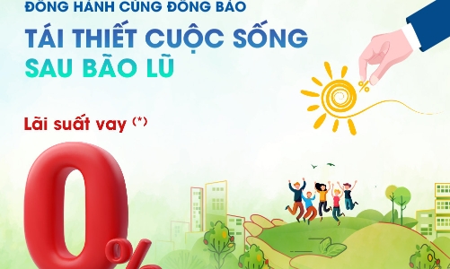 Vietbank triển khai gói tín dụng đồng hành cùng khách hàng khắc phục hậu quả bão lũ
