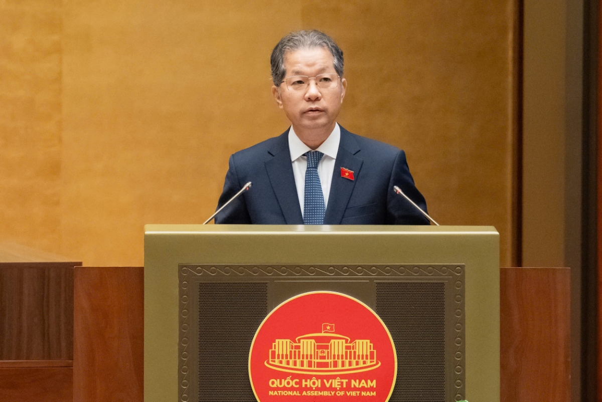 Chánh án Tòa án nhân dân tối cao Nguyễn Văn Quảng. Ảnh: Quốc hội.