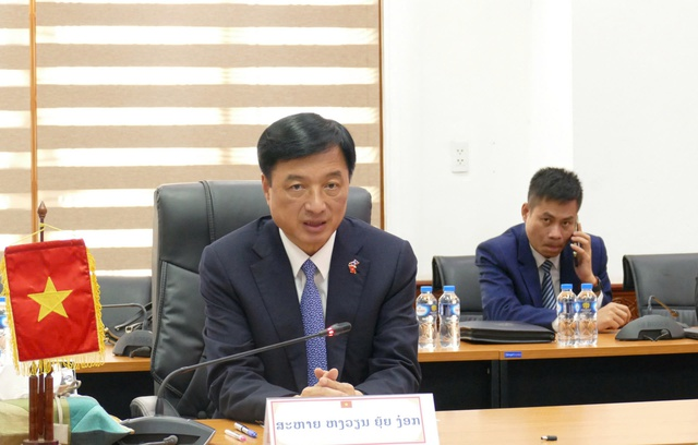 Ông Nguyễn Duy Ngọc, Ủy viên Bộ Chính trị, Bí thư Thành uỷ Hà Nội nhấn mạnh Thủ đô Hà Nội và Thủ đô Vientiane (Lào) đã đạt được nhiều kết quả hợp tác tích cực.