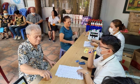 Người hưởng lương hưu tại Hà Nội.