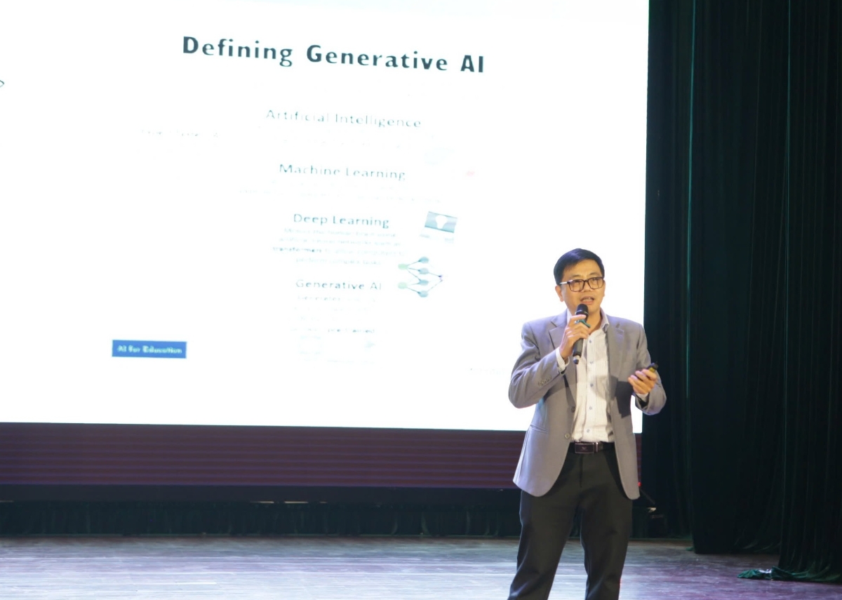 Ông Đỗ Như Lâm: “AI có thể trả lời thay bạn, nhưng không thể học thay bạn. Cái mất đi lớn nhất không phải là điểm số, mà là khả năng tự suy nghĩ