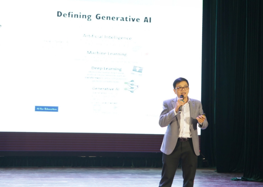 Ông Đỗ Như Lâm: “AI có thể trả lời thay bạn, nhưng không thể học thay bạn. Cái mất đi lớn nhất không phải là điểm số, mà là khả năng tự suy nghĩ