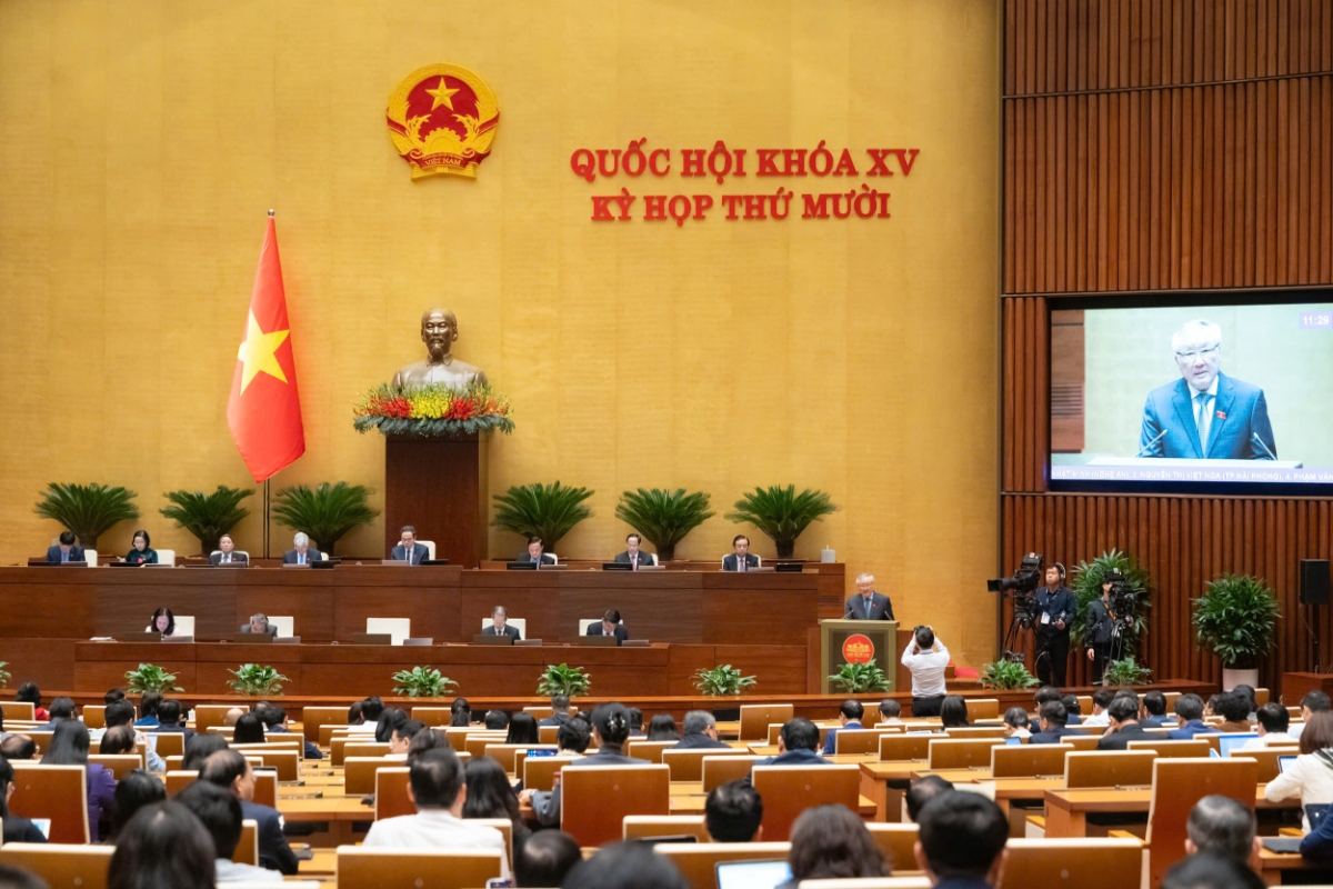 Quang cảnh phiên họp.&nbsp;Ảnh: Quốc hội.