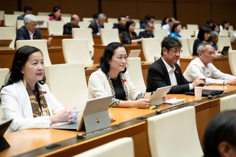 Các đại biểu Quốc hội tham dự phiên họp. 