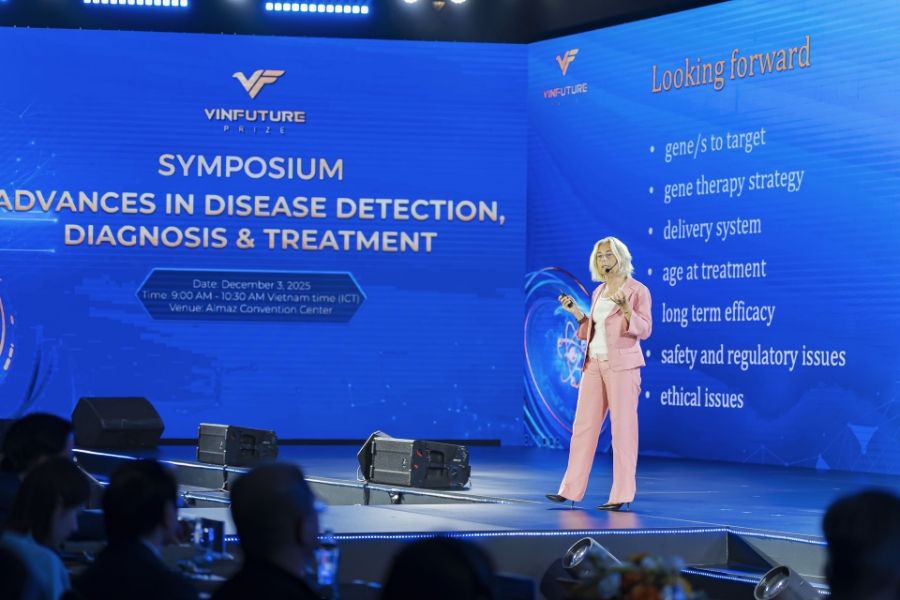 Giáo sư Ana Belén Elgoyhen, Đại học Buenos Aires, Hội đồng Nghiên cứu Khoa học và Kỹ thuật Quốc gia (Argentina), Thành viên Hội đồng Sơ khảo Giải thưởng VinFuture.