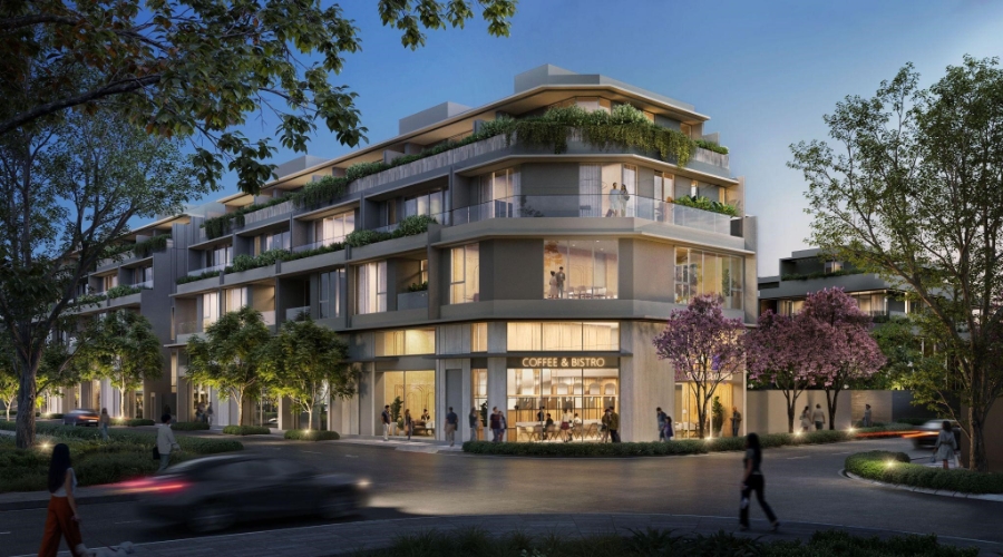 Dãy Boutique Townhouse mang đến diện mạo thương mại sầm uất và nhộn nhịp.