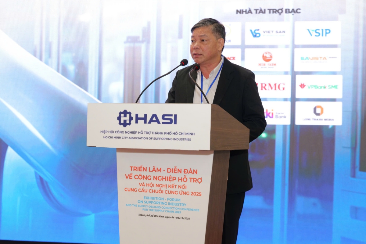 Ông Hà Văn Út&nbsp; khẳng định công nghiệp hỗ trợ chỉ có thể lớn mạnh nếu có sự hợp lực giữa Nhà nước, doanh nghiệp, hiệp hội và viện trường, trong đó doanh nghiệp chính là trung tâm của hệ sinh thái này.