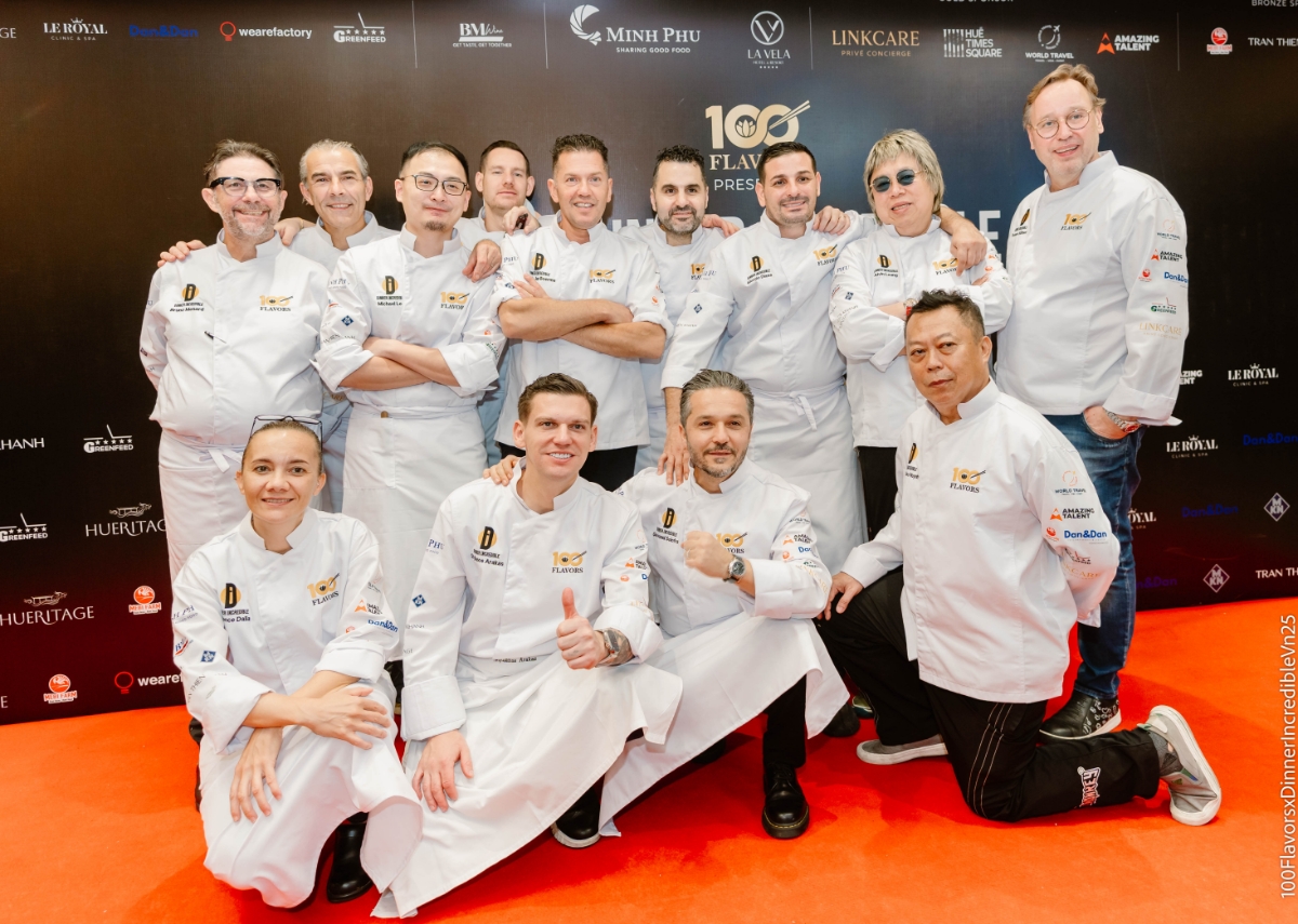 13 đầu bếp sao Michelin tham dự tại sự kiện (Nguồn: 100 Flavors x Dinner Incredible).