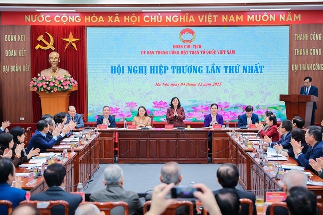 Quang cảnh Hội nghị. Ảnh: Mặt trận.