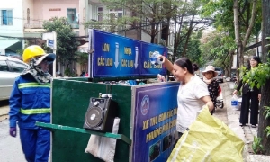 Mục tiêu 100% chính quyền địa phương tổ chức phân loại rác thải sinh hoạt tại hộ gia đình, cá nhân