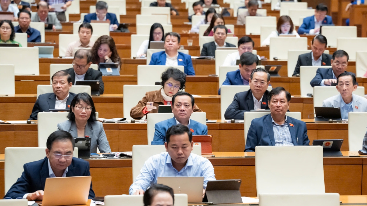 Các đại biểu tham dự phiên họp. Ảnh: QH