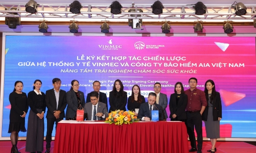 AIA Việt Nam và Vinmec hợp tác chiến lược mở rộng hệ sinh thái chăm sóc sức khỏe cao cấp