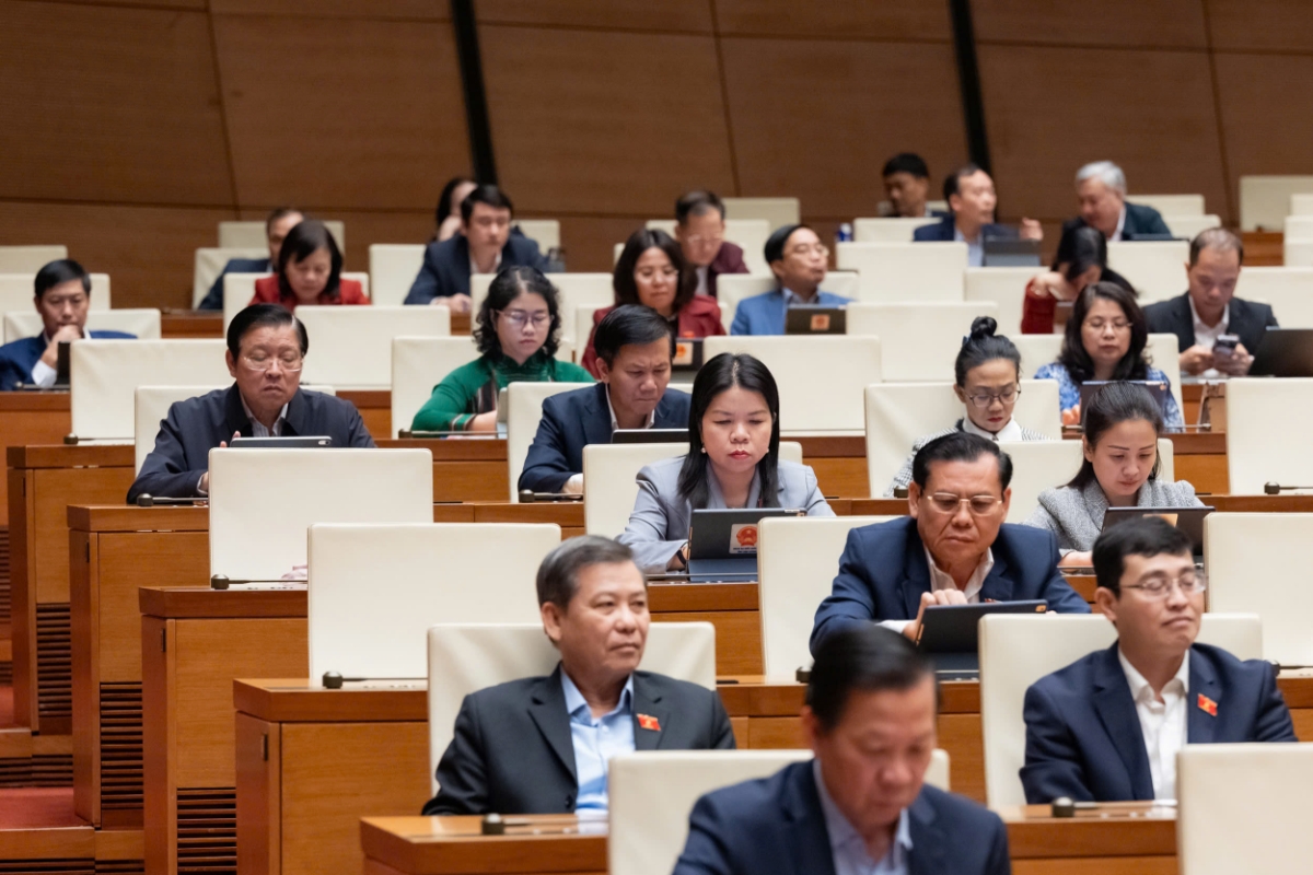 Đại biểu tham gia Phiên họp. Ảnh: Quốc hội.