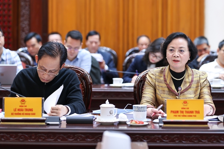 Phó Thủ tướng Phạm Thị Thanh Trà phát biểu - Ảnh: VGP