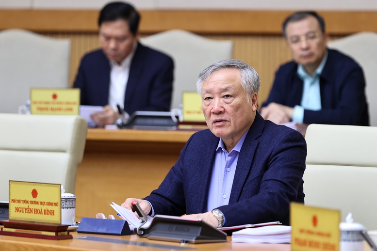 Phó Thủ tướng Thường trực Chính phủ Nguyễn Hòa Bình phát biểu - Ảnh: VGP