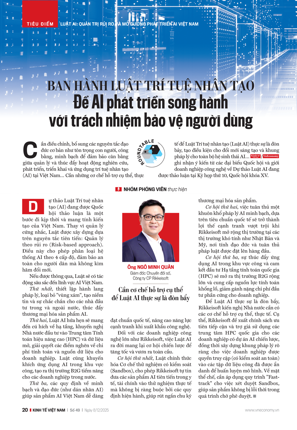 Ban hành Luật Trí tuệ nhân tạo: Để AI phát triển song hành với trách nhiệm bảo vệ người dùng - Ảnh 15