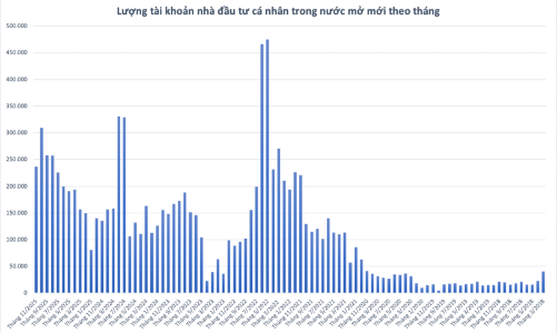 Thanh khoản thấp, cá nhân hạn chế mở mới tài khoản trong tháng 11 