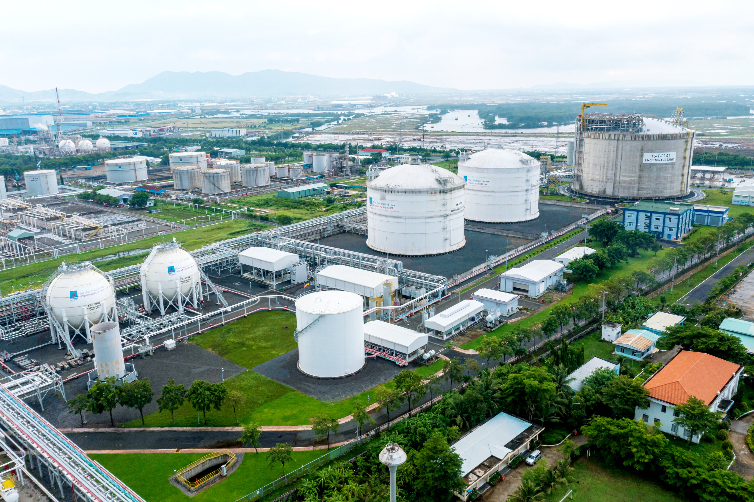 Kho chứa LNG Thị Vải.