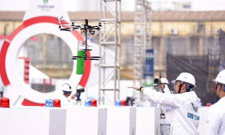 Nhiều giải pháp sáng tạo UAV độc đáo được trình diễn tại cuộc thi.