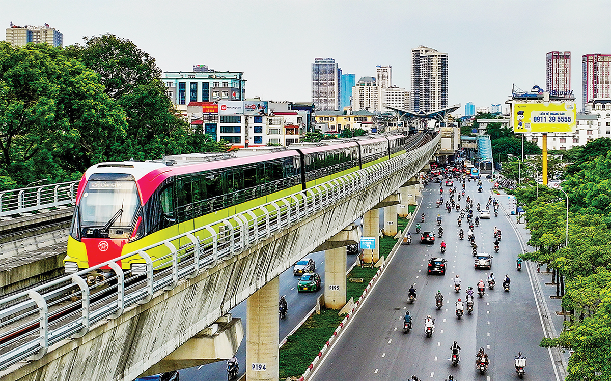 Đường sắt đô thị tại Hà Nội. 