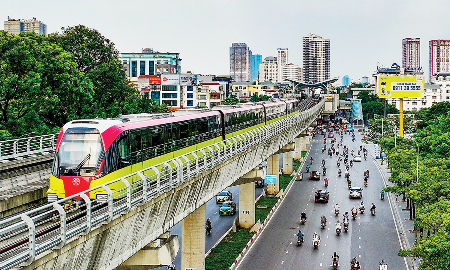 Mạng lưới đường sắt đô thị Hà Nội tăng tốc mở rộng