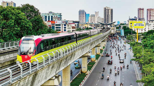 Mạng lưới đường sắt đô thị Hà Nội tăng tốc mở rộng