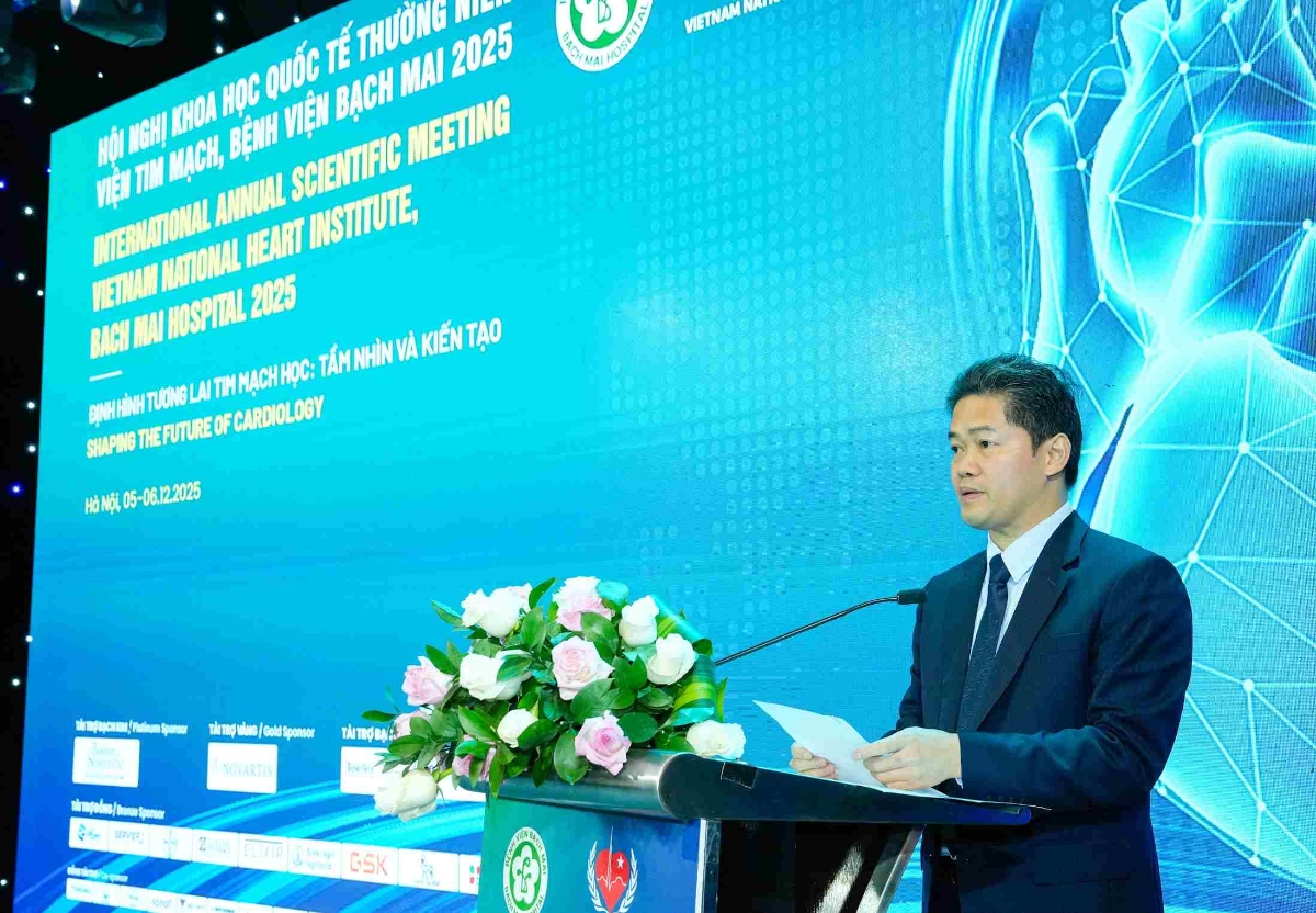 TS.BS Vũ Mạnh Hà, Thứ trưởng Thường trực Bộ Y tế, cảnh báo, bệnh tim mạch là nguyên nhân tử vong hàng đầu trong nhóm bệnh không lây nhiễm tại Việt Nam.&nbsp;