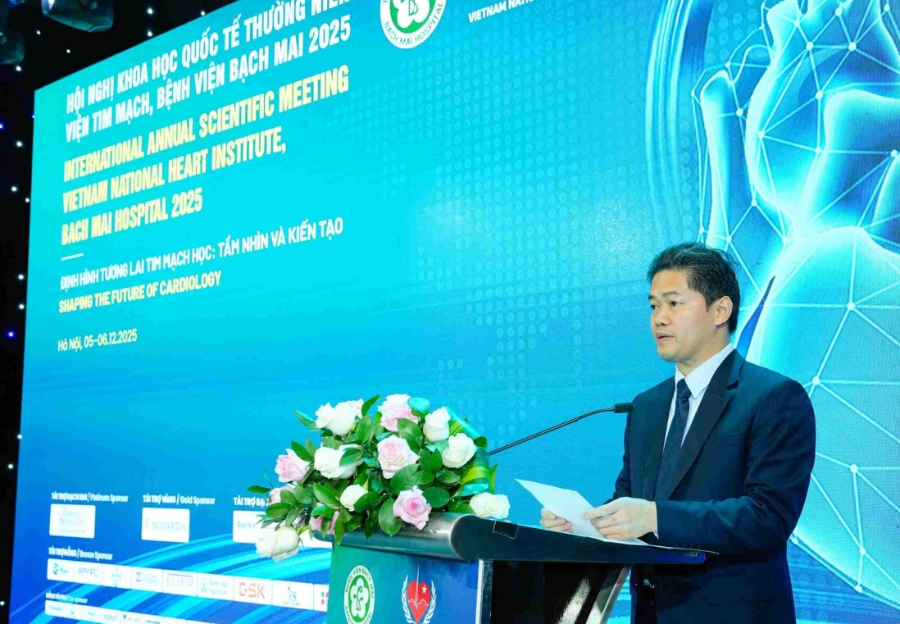 TS.BS Vũ Mạnh Hà, Thứ trưởng Thường trực Bộ Y tế, cảnh báo, bệnh tim mạch là nguyên nhân tử vong hàng đầu trong nhóm bệnh không lây nhiễm tại Việt Nam. 
